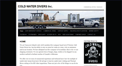 Desktop Screenshot of coldwaterdivers.com